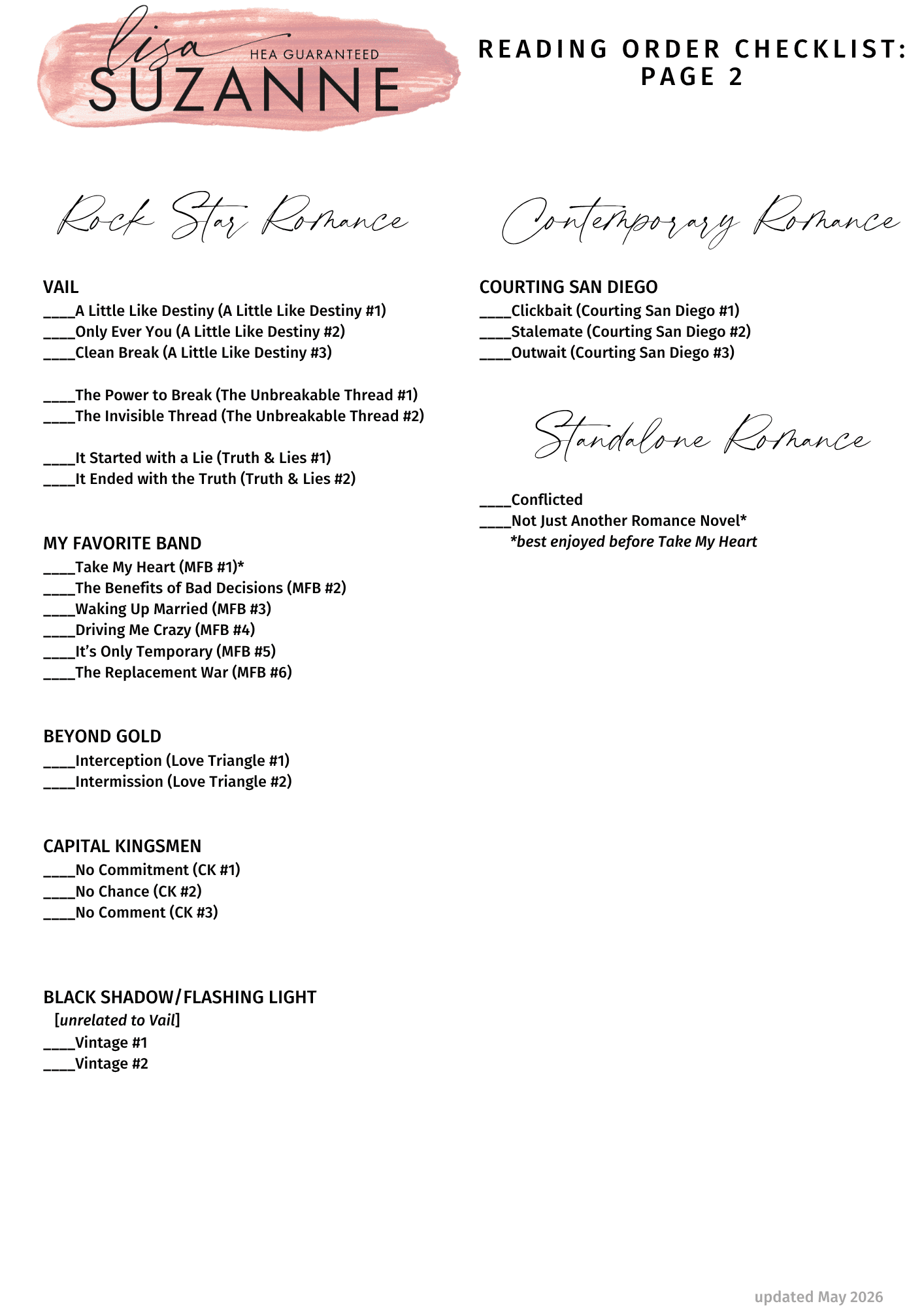 Reading Order Page 2